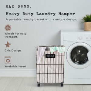 Striped Laundry Basket2