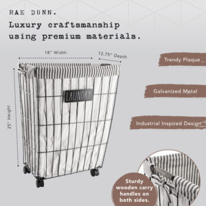 Striped Laundry Basket4