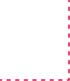 Decorative pink dashed vertical border along the right edge of a black background, not conveying content.
