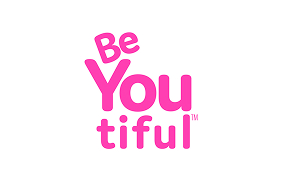 Purple stylized logo with the phrase 'Be You tiful'